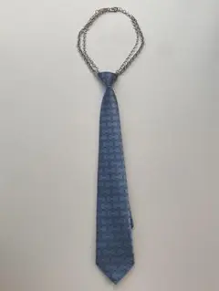 KISHIDAMIKI チェーンネクタイ chain tie - blue stripe | KISHIDAMIKI