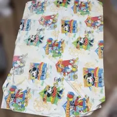 ヴィンテージシーツDisneyミッキーミニードナルドグーフィーシーツリメイク