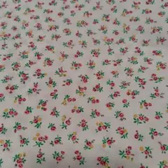 小花柄 綿ポリ生地 100cm x 4m
