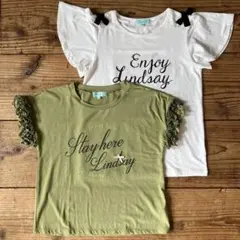 Lindsay フリル袖 Tシャツセット Lサイズ