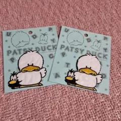 PATSY DUCK　刺繍アップリケ　2セット