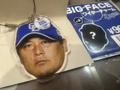 ドラゴンズ　中日　BIG FACE ワイヤーチャーム　涌井 涌井秀章 投手