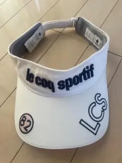 le coq sportif バイザー ホワイト