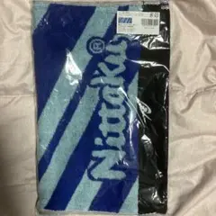 Nittaku ストライプタオル 青 水色