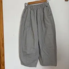 サマンサモスモス　エッグパンツ　グレー
