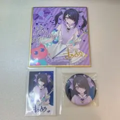 ニディガ　あめちゃん　生誕祭2025 特典　チェキ　缶バッジ　ミニ色紙