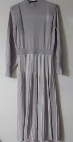 ニットロングワンピース