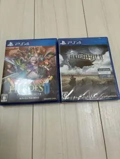 PS4 ソフト ドラゴンクエストヒーローズ2 ファイナルファンタジーXV未開封
