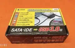 【中古】SANWA IDE/SATA-USB3.0変換ケーブル 0.9m即買い❌