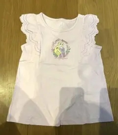 ユニクロ　ラプンツェル　タンクトップ　Tシャツ　紫　110 新品未使用