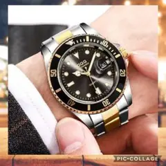 コンビ◆新品◆メンズ腕時計　デイト　送料無料　☆クォーツ☆数量限定