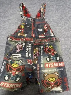 ②池袋店購入品　ヒステリックミニオーバーオール　80〜90センチ※コメント必読