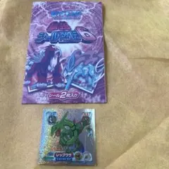 ポケットモンスター　最強シール列伝6 袋付　レックウザ
