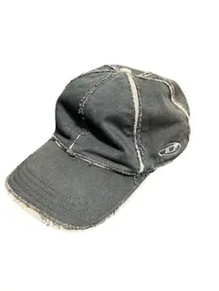 DIESEL ダメージ加工 ブラックキャップ