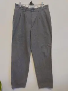 Mc Campbell　ヒッコリーツータックテーパードワークパンツ