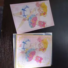 オールアイカツ！大衣装展！！　ミニ色紙　ポストカード 虹野ゆめ