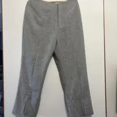 グレー ストレートパンツ ウエストゴム　3L 大きいサイズ