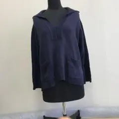 23区 長袖カットソー ネイビー M相当