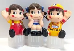 ペコちゃん　ペットボトルキャップ　３個セット　不二家