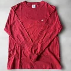 Champion 赤 長袖カットソー X-LARGE