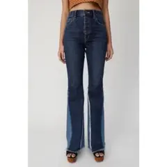 美品　REMAKE DETAIL FLARE DENIM BLU デニム 25