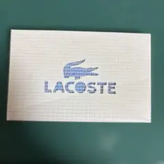 LACOSTE タオルハンカチ