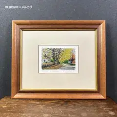 美品 キャロル・コレット「October」エッチングに手彩色 直筆サイン入り 版画 キャロル・コレット「October」エッチングに手彩色 直筆