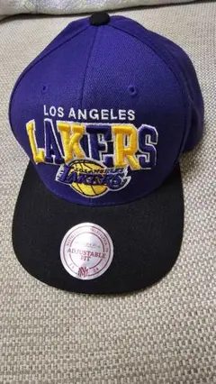 Mitchell&Ness NBAレイカーズ スナップバック帽子