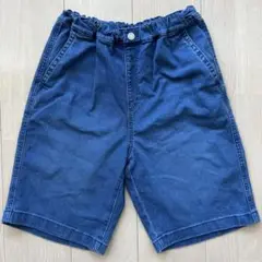 ユニクロ　デニムハーフパンツ　150cm