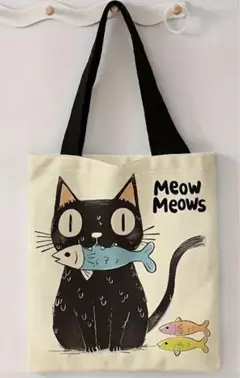 猫イラスト トートバッグ