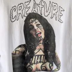 CREATURE スケート Tシャツ ホワイト L メキシコ製