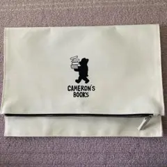 未使用　CAMERON'S BOOKS クラッチバッグ　ホワイト