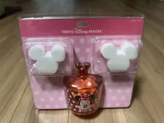 ★新品・未開封★ディズニー　コットンケース＆コットン　ミニーマウス　ドット柄