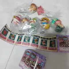 新品　おさわり探偵なめこ栽培キット　なめこ んふんふストラップ5　コンプ