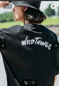 WILD THINGS ブラック Tシャツ
