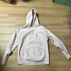 Supreme フード付きパーカー 淡いピンク