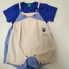 ラグマート サロペット Tシャツ セット ベビー服 80cm アニマル