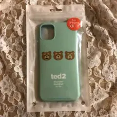 ted2 iPhone XR/11用ケース ミントグリーン テッド くま