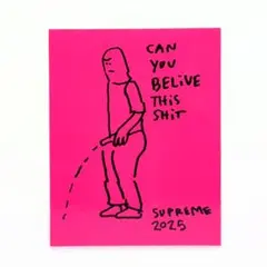 SUPREME MARK GOZALES PISS PINK STICKER