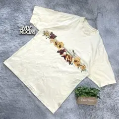 Go Barefoot／ゴーベアフット ハワイアンTシャツ（XL相当）クリーム系