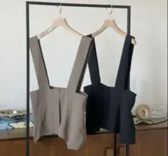 新品　cft. Bonjour Sagan ウエストビスチェ　ビスチェ　黒