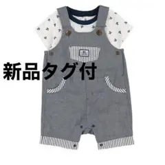 新品タグ付き　Tシャツとサロペットの2点セット　90サイズ