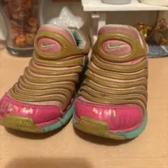 Nike スニーカー ピンク/グリーン/ゴールド