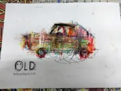 OLD Car & Матрешка 絵画 2点セット