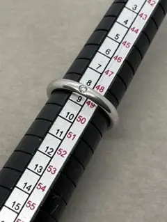 a876 ティファニー スタッキングバンド シルバー925 ダイヤモンド リング