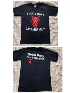 M デビル　プリント　Tシャツ　アメカジ