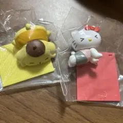サンリオ　ヨガフィギュア　キティ　プリン