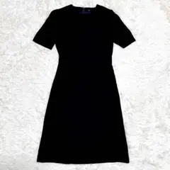 ★ 13AR ひざ丈 黒ワンピース ブラックフォーマル 礼服 喪服 ★