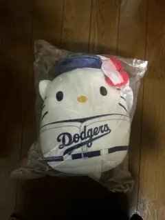 【希少品】 ドジャース ハローキティ ぬいぐるみ LA ドジャースタジアム配布 LA ドジャース 球場配布 2025年4月14日 サンリオ ハローキティ