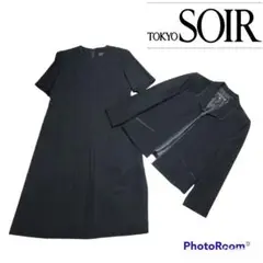 《大きいサイズ》東京ソワール SOIR BENIR ワンピース セットアップ